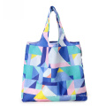 Hot Sale Reusable Foldable Fashion Nylon Shopping Carrier Bag